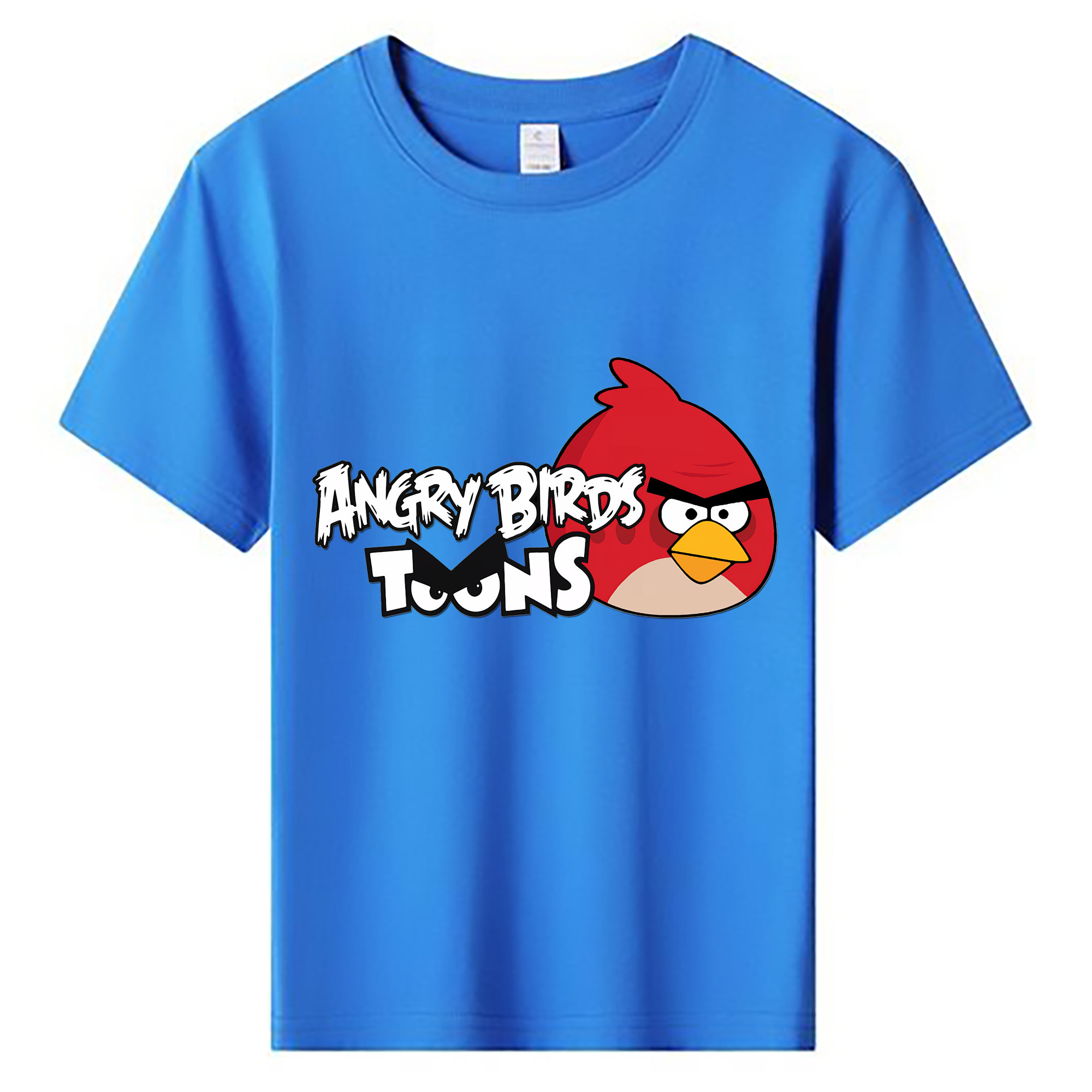 （画像用） Angry Birds アングリーバード 綿100％キッズTシャツ（フロントプリント）